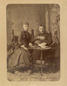 Grootvorst Konstantin Konstantinovitsj van Rusland en Grootvorstin Elizaveta Mavrikievna van Rusland door Charles Bergamasco