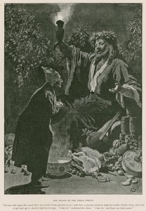 Illustratie voor A Christmas Carol van Charles Dickens