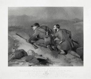 Stealing a March, gegraveerd door Edward Burton door Charles (after) Landseer