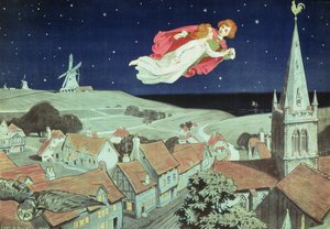 Poster voor de eerste productie van J.M. Barrie