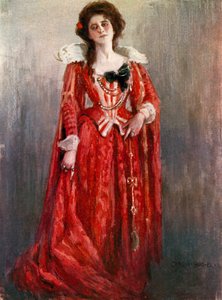 Driekoningenavond: De Gravin Olivia, Miss Maud Jeffries door Charles A. Buchel
