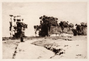 Bretagne Bomen door Charles Adams Platt
