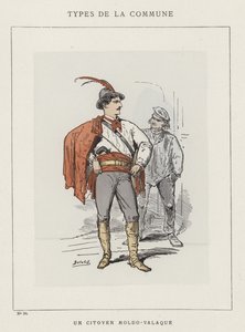Een Moldo-Walachse burger door Charles Albert d Arnoux Bertall