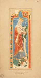 Deugden Largesce en Debonerete (Largesce) 1819 door Charles Alfred Stothard