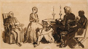 Een Avond in het Huis van de Combes, 1850-1851