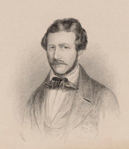 Gaetano Donizetti door Charles Alphonse Deblois