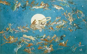 Een Dans rond de Maan door Charles Altamont Doyle