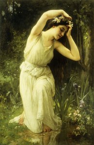 Een Nimf in het Bos door Charles Amable Lenoir