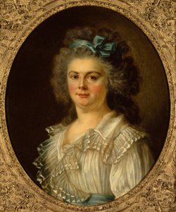 Portret van een Dame door Charles Amedee Philippe van Loo