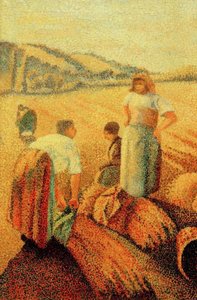Op het platteland door Charles Angrand
