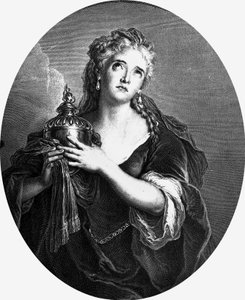 Adrienne Lecouvreur (1692-1730), Franse actrice in de rol van Cornelia in Mort de Pompee van Pierre Corneille