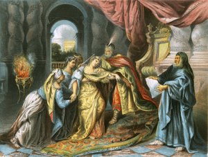 Esther voor Ahasverus