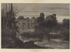 Engelse Huizen, Warwick Kasteel door Charles Auguste Loye