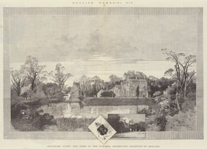 Scrivelsby Court, het huis van de Dymokes, erfelijke kampioenen van Engeland