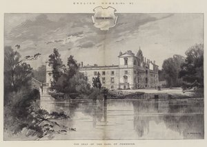 Wilton House, de Residentie van de Graaf van Pembroke door Charles Auguste Loye