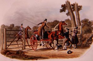 "Een ongehoorzame poortwachter", gegraveerd door R.G. Reeve, gepubliceerd door Thomas McLean door Charles B. (after) Newhouse