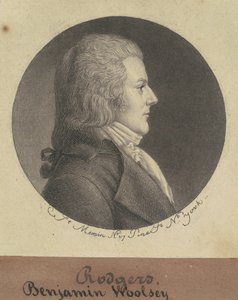 Benjamin Woolsey Rogers door Charles B. J. Févret de Saint Mémin