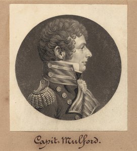 Kapitein Clarence Mulford door Charles B. J. Févret de Saint Mémin