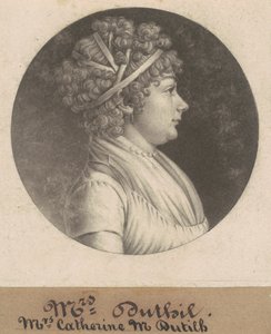 Catherine D. Dutilh door Charles B. J. Févret de Saint Mémin