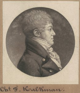 Charles F. Kalkman door Charles B. J. Févret de Saint Mémin