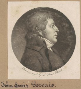 Charles N. D. Gervais door Charles B. J. Févret de Saint Mémin