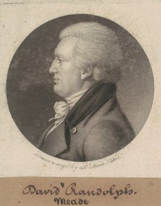 David Meade Randolph door Charles B. J. Févret de Saint Mémin