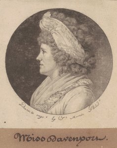 Debby Davenport door Charles B. J. Févret de Saint Mémin