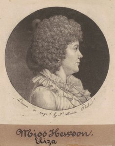Eliza Hewson door Charles B. J. Févret de Saint Mémin