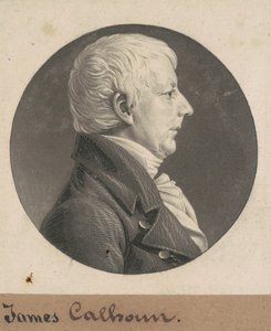 James Calhoun door Charles B. J. Févret de Saint Mémin
