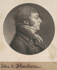 John Carlyle Herbert door Charles B. J. Févret de Saint Mémin