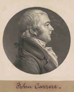 John Carrere door Charles B. J. Févret de Saint Mémin