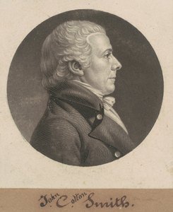 John Cotton Smith door Charles B. J. Févret de Saint Mémin