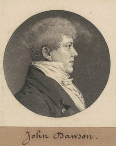 John Dawson door Charles B. J. Févret de Saint Mémin