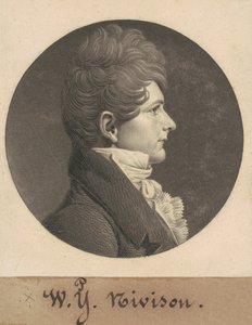 John Garland Mosby door Charles B. J. Févret de Saint Mémin