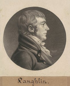 Laughlin door Charles B. J. Févret de Saint Mémin