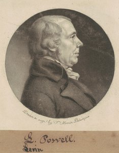 Leven Powell door Charles B. J. Févret de Saint Mémin