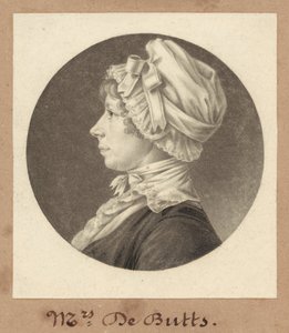 Marianne Welby DeButts door Charles B. J. Févret de Saint Mémin