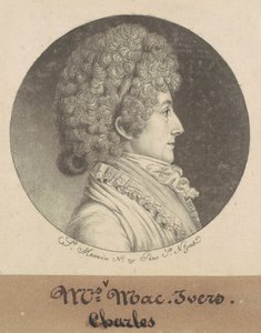 Mary Bache McEvers door Charles B. J. Févret de Saint Mémin