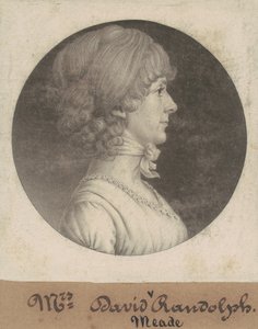 Mary Randolph Randolph door Charles B. J. Févret de Saint Mémin