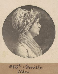 Mevrouw Smith door Charles B. J. Févret de Saint Mémin