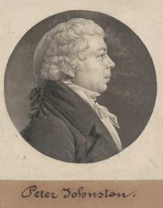 Peter Johnston, Jr. door Charles B. J. Févret de Saint Mémin