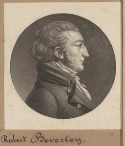 Robert Beverley IV door Charles B. J. Févret de Saint Mémin