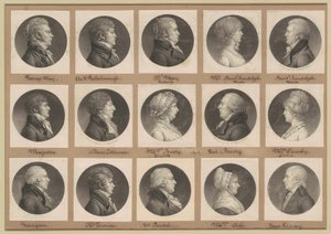 Saint-Mémin Collectie van Portretten, Groep 36