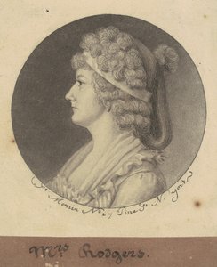 Sarah Elizabeth Rogers door Charles B. J. Févret de Saint Mémin