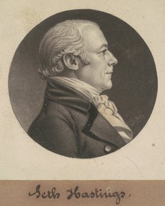 Seth Hastings door Charles B. J. Févret de Saint Mémin