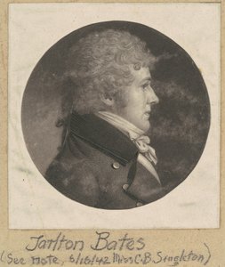 Tarlton Bates door Charles B. J. Févret de Saint Mémin