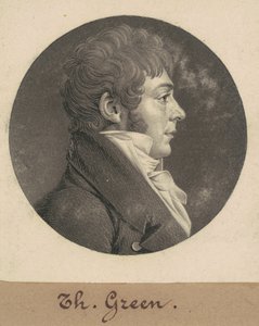Thomas Green door Charles B. J. Févret de Saint Mémin
