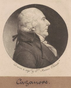 Théophile Cazanove door Charles B. J. Févret de Saint Mémin