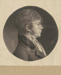 Onbekende man door Charles B. J. Févret de Saint Mémin