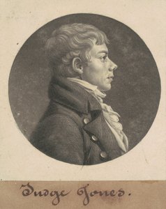 Walter Jones door Charles B. J. Févret de Saint Mémin